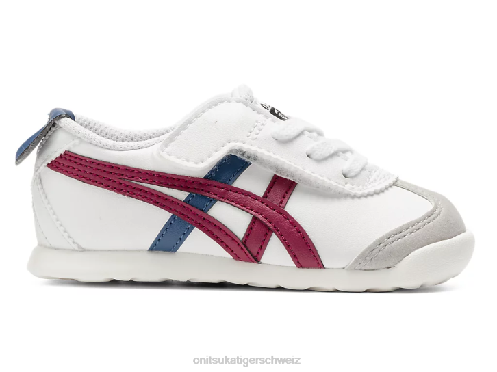 Onitsuka Tiger Mexiko 66 Kinder weiße/getrocknete Beere 8X88624 Schuhe
