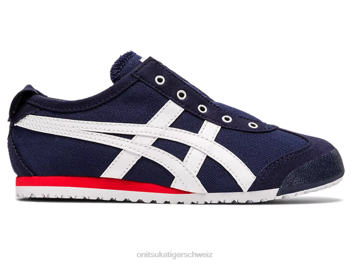 Onitsuka Tiger Mexiko 66 Slip-on Kinder Peacoat/Weiß 8X88635 Schuhe