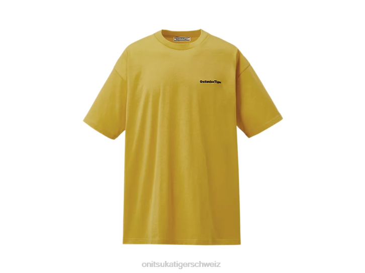 Onitsuka Tiger Grafik-T-Shirt Männer Gelb 8X88437 Kleidung