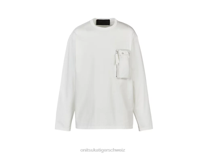 Onitsuka Tiger ls T-Shirt Männer Weiß 8X88381 Kleidung