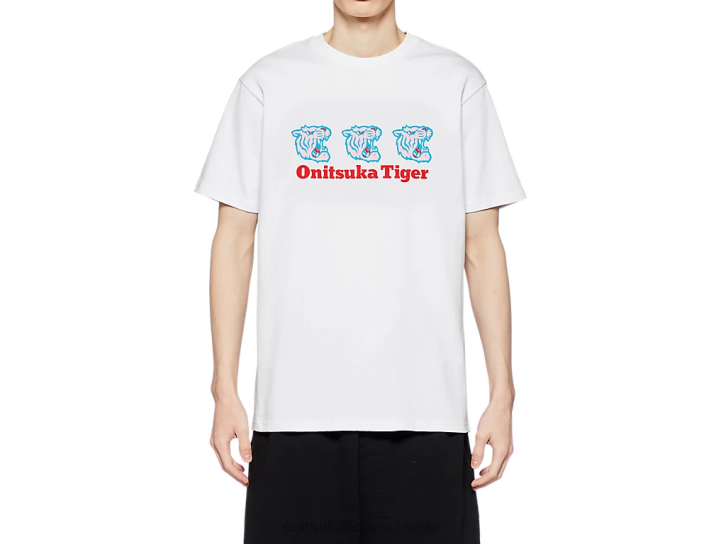 Onitsuka Tiger Grafik-T-Shirt unisex Weiß 8X88390 Kleidung