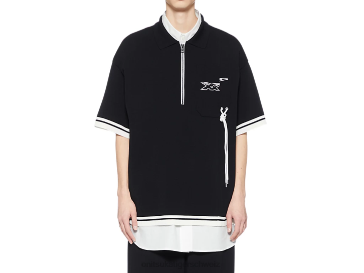 Onitsuka Tiger SS oben unisex Schwarz 8X88410 Kleidung