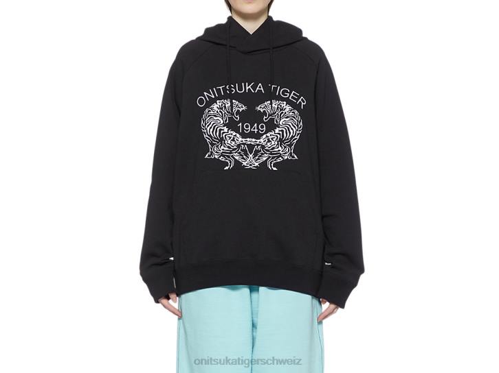 Onitsuka Tiger Sweat-Hoodie unisex Schwarz 8X88392 Kleidung