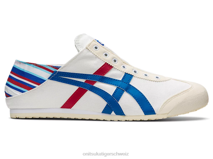 Onitsuka Tiger Mexiko 66 Paraty unisex weiß/klassisches Blau 8X88341 Schuhe