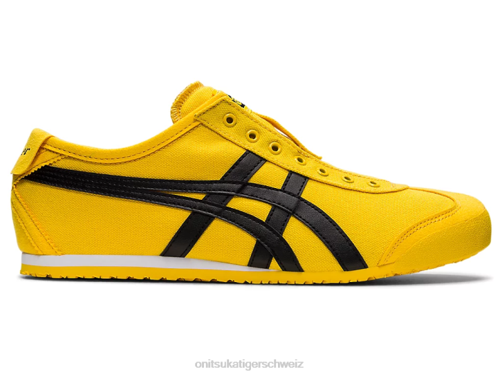 Onitsuka Tiger Mexiko 66 Slip-on unisex Tai Chi gelb/schwarz 8X88126 Schuhe