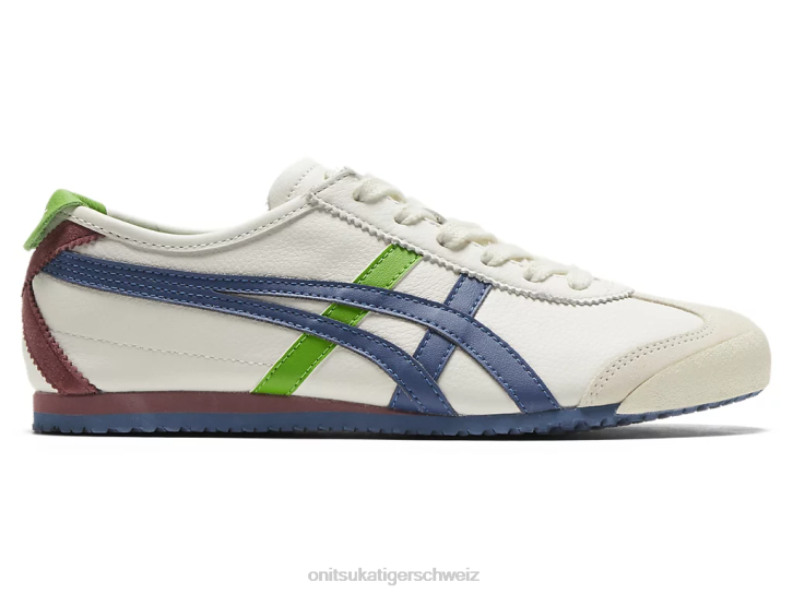 Onitsuka Tiger Mexiko 66 unisex Creme/Makoblau 8X8885 Schuhe