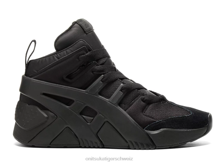 Onitsuka Tiger Trainer mit großem Logo, gepufft unisex Schwarz 8X88203 Schuhe