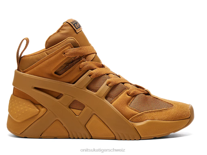Onitsuka Tiger Trainer mit großem Logo, gepufft unisex Tan Presidio 8X88207 Schuhe