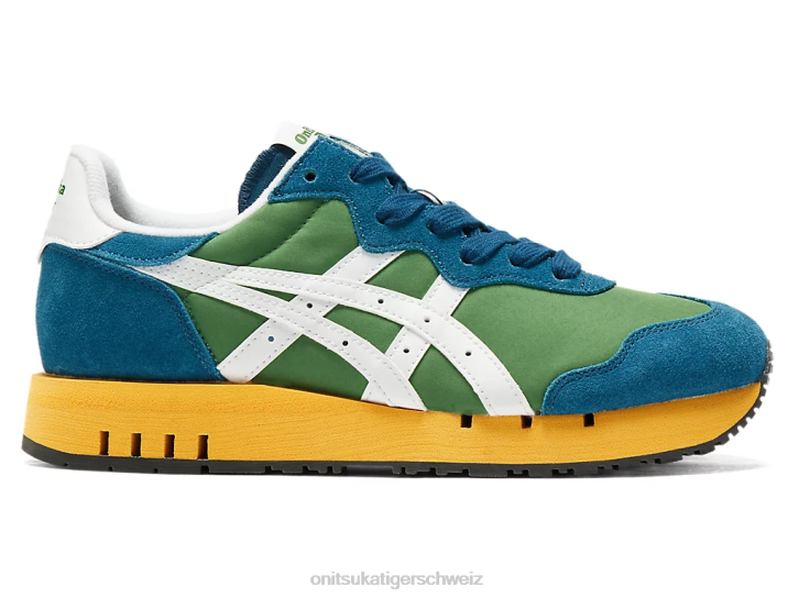 Onitsuka Tiger x-Kaliber unisex Spinat grün/weiß 8X8810 Schuhe