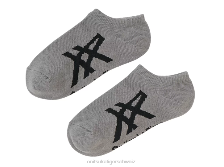 Onitsuka Tiger Knöchelsocken unisex grau schwarz 8X88495 Zubehör
