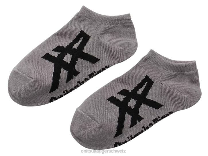 Onitsuka Tiger Knöchelsocken unisex grau schwarz 8X88529 Zubehör