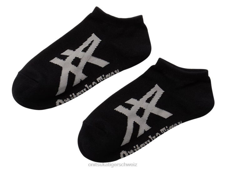 Onitsuka Tiger Knöchelsocken unisex schwarz/grau meliert 8X88531 Zubehör